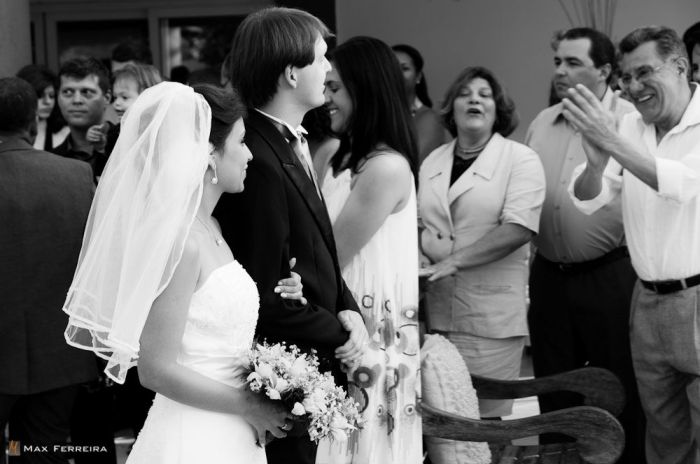 Foto  de Laura e Thiago. casamento, laura, thiago, preto e branco, pb