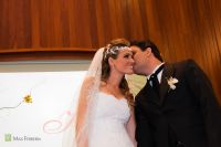 Foto 30 de Karen e Fred. beijo, casamento, cerimonia, fred, iasd barra, karen