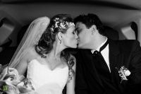 Foto 40 de Karen e Fred. beijo, casamento, fred, karen, pb, preto e branco, preto-e-branco