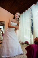Foto 13 de Vanessa e AndrÃ©. andre, vanessa, casamento, making of, noivas, novo stilo, vestido, debora noivas